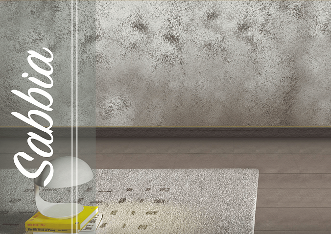 Нанесение декоративной штукатурки Umana Sabbia